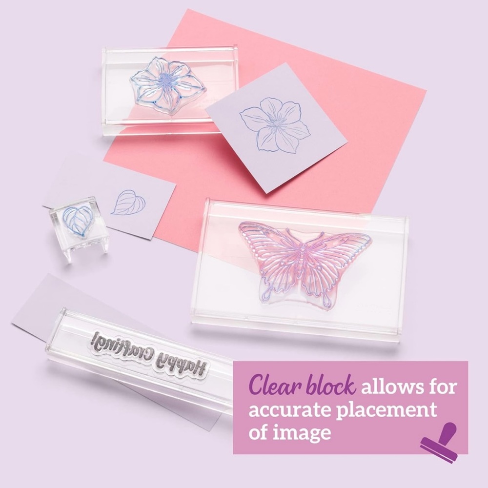Crafter's Companion ROCK-A-BLOCK stamping Tools 4 pcs - Picture 6 of 7